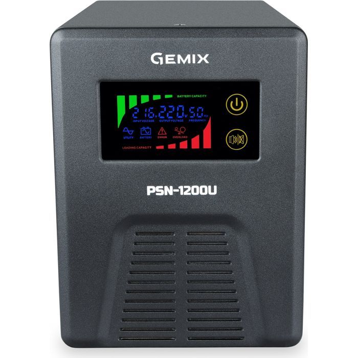 Пристрій безперебійного живлення Gemix PSN-1200U (PSN1200U) зображення 2