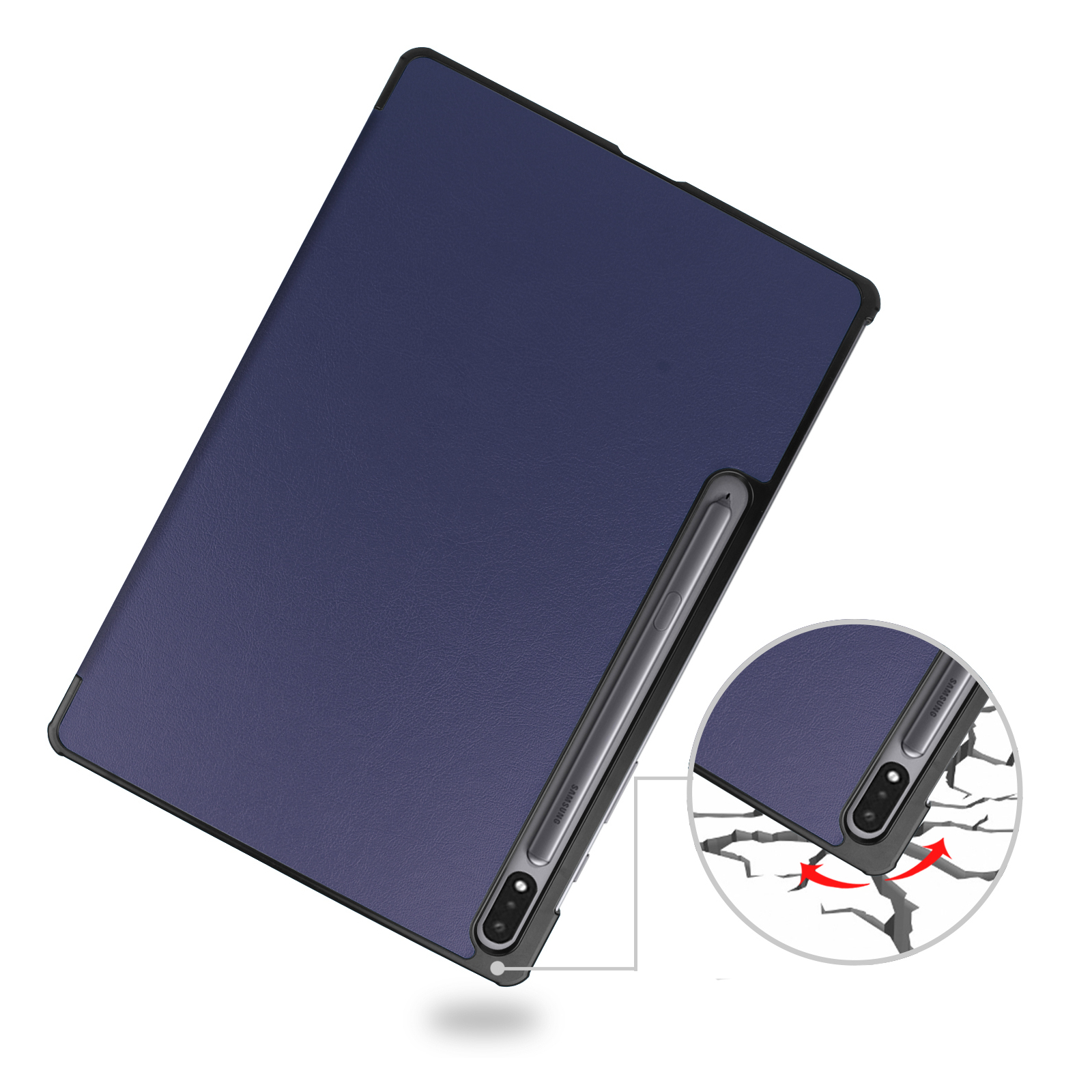 Чохол до планшета BeCover Smart Case Samsung Tab S9 Plus (SM-X810/SM-X816)/S9 FE Plus (SM-X610/SM-X616) 12.4" Space (710382) зображення 5