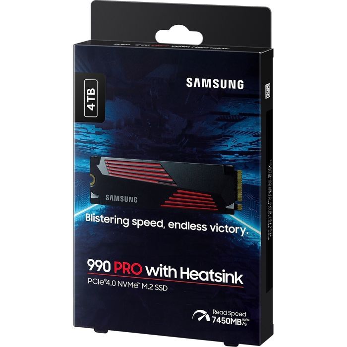 Накопитель SSD M.2 2280 1TB 990 PRO with Heatsink Samsung (MZ-V9P1T0CW) изображение 7