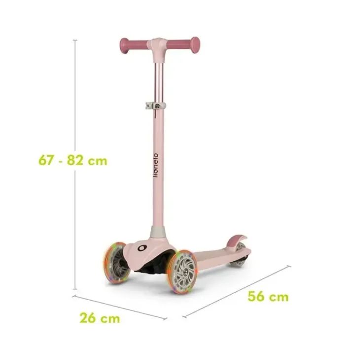 Самокат Lionelo Jessy Pink/Rose (LOE-JESSY PINK ROSE) зображення 5