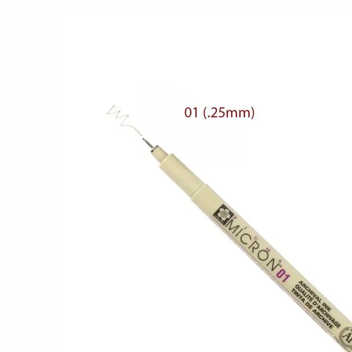 Лайнер Sakura Pigma Micron (0.1) 0,25 мм Сірий (084511333666) зображення 8