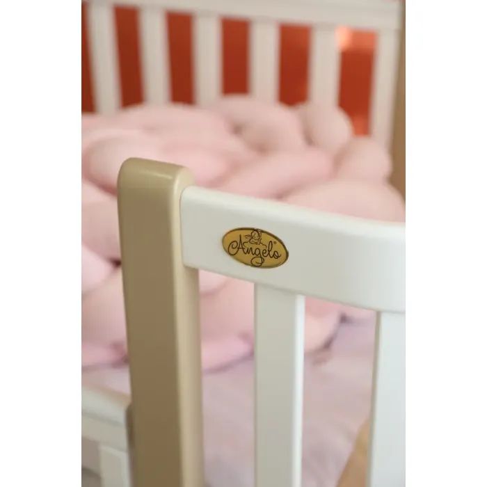 Кроватка Angelo Magic белая (бело-серая) 120х60 (12001) изображение 3