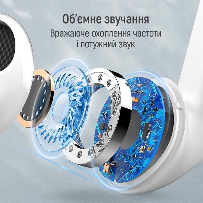 Навушники ColorWay Slim TWS-2 Earbuds Black (CW-TWS2BK) зображення 10