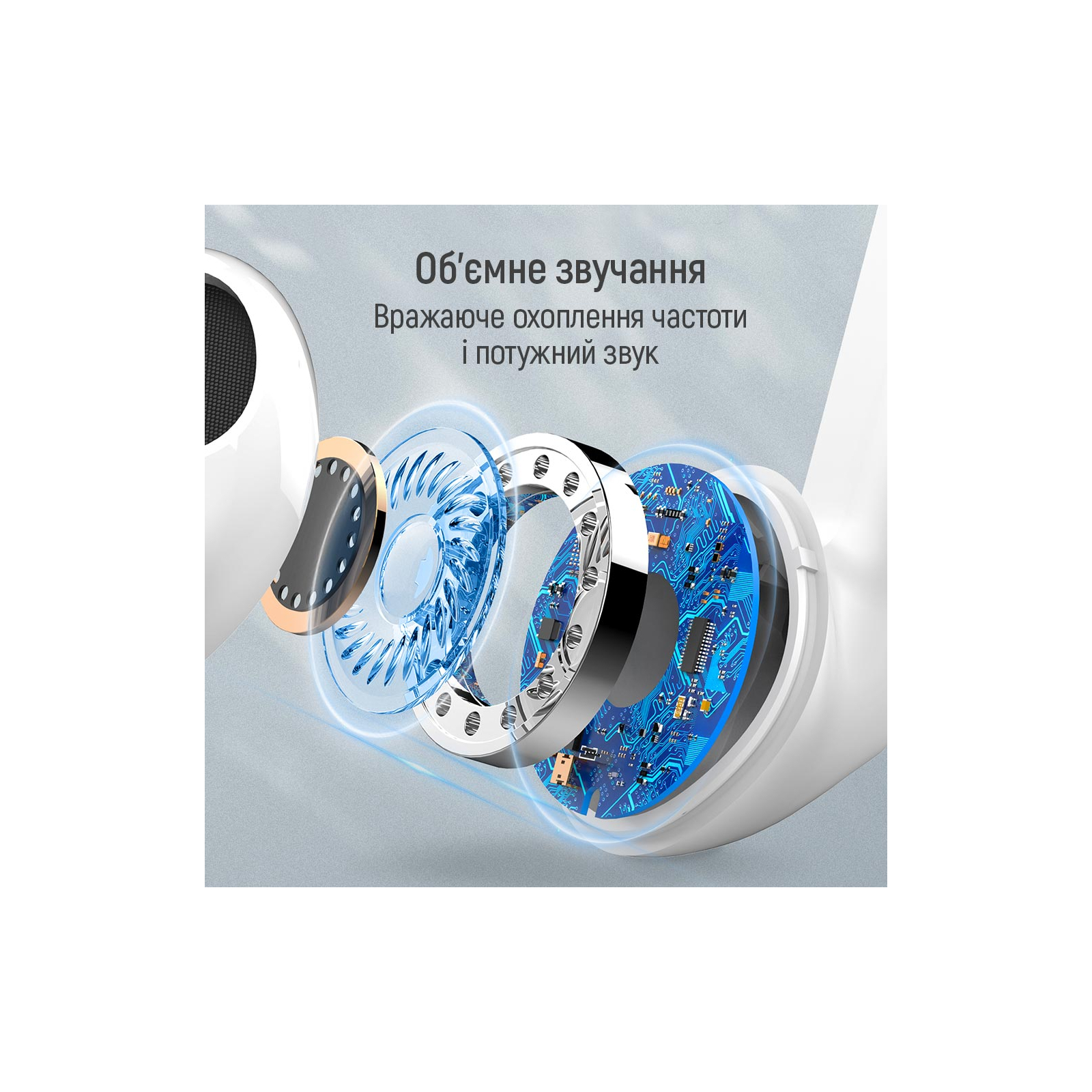 Навушники ColorWay Slim TWS-2 Earbuds White (CW-TWS2WT) зображення 10