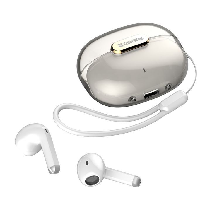 Навушники ColorWay Slim TWS-2 Earbuds Black (CW-TWS2BK) зображення 3
