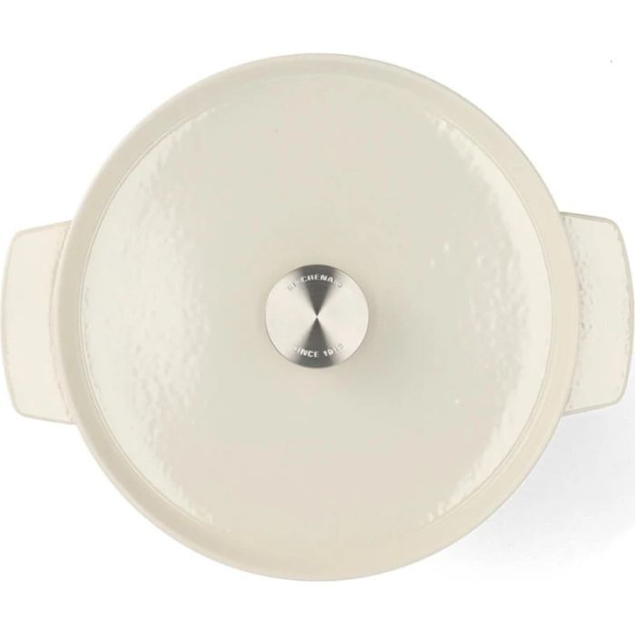Каструля KitchenAid чавунна з кришкою 5,2 л Суха троянда (CC007431-001) зображення 4