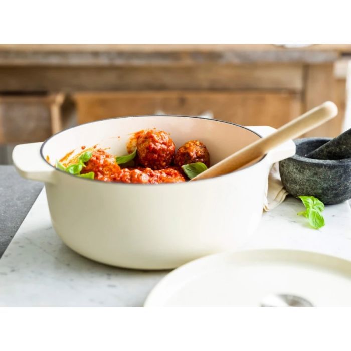 Каструля KitchenAid чавунна з кришкою 5,2 л Суха троянда (CC007431-001) зображення 7