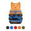 Шлей для кошек Dog Extreme из нейлона с поводком Ш 10 мм Д 110 см голубая (42852)