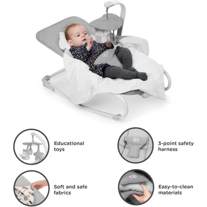 Кресло-качалка Kinderkraft Felio 2 Stone Grey (5902533921119) изображение 11