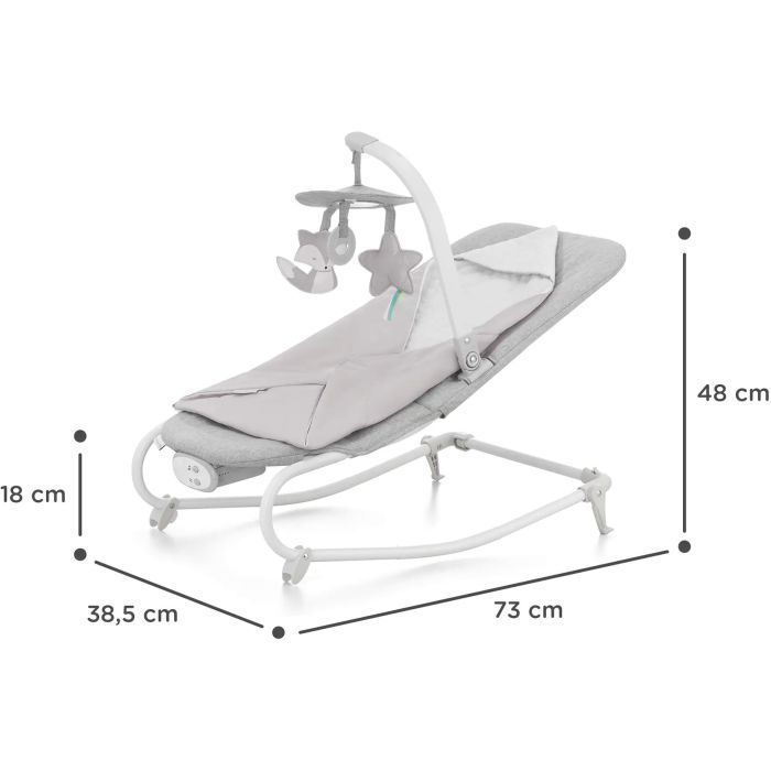 Кресло-качалка Kinderkraft Felio 2 Stone Grey (5902533921119) изображение 12