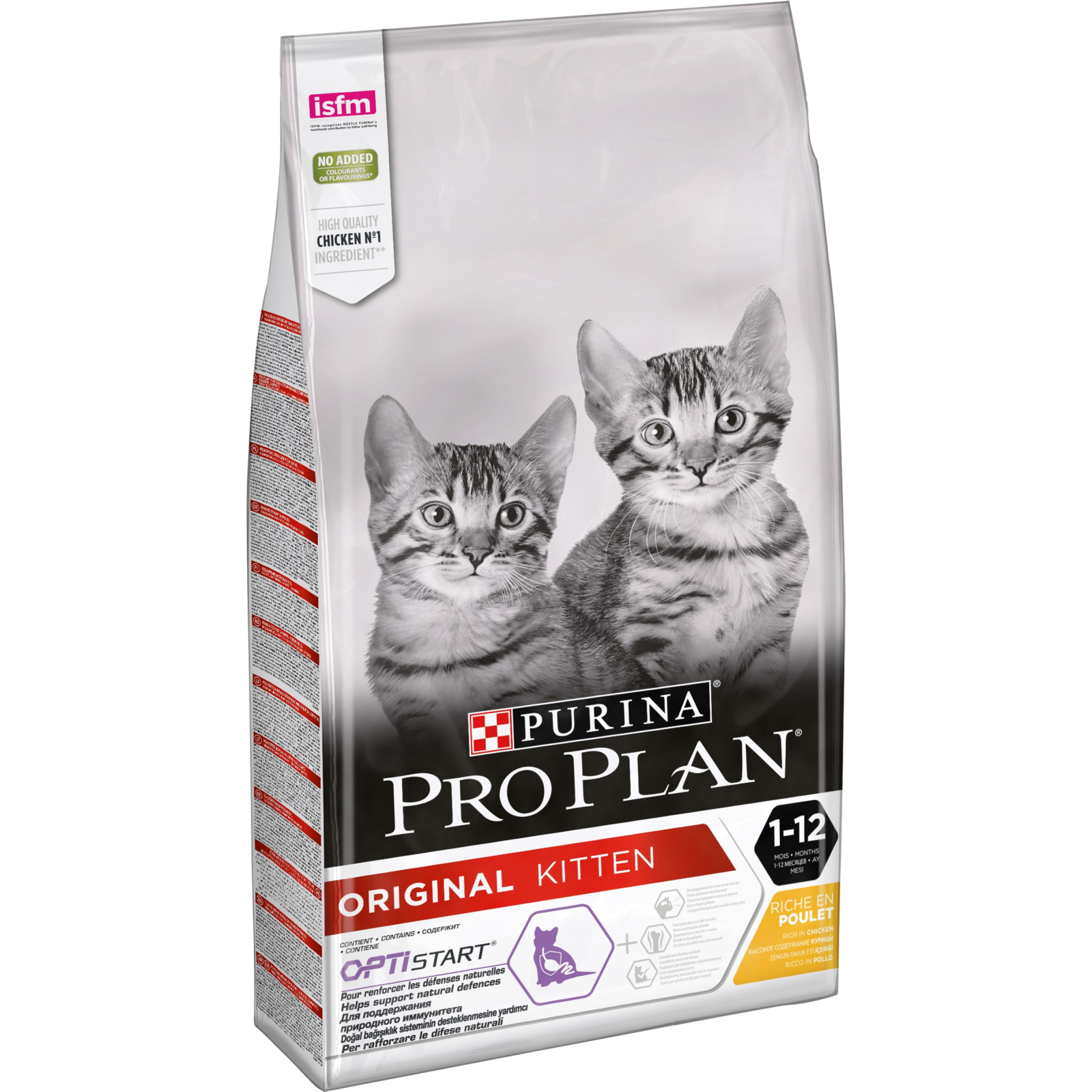 Сухой корм для кошек Purina Pro Plan Original Kitten с курицей 10 кг (7613036505307)