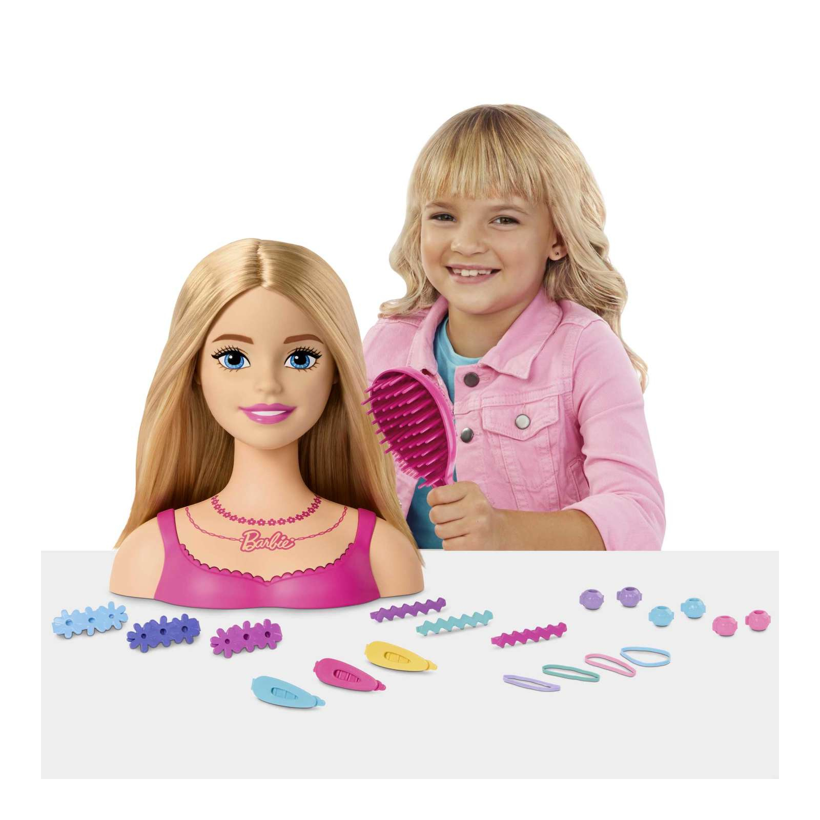 Лялька Barbie манекен для зачісок Класика Barbie з аксесуарами (HMD88) зображення 6