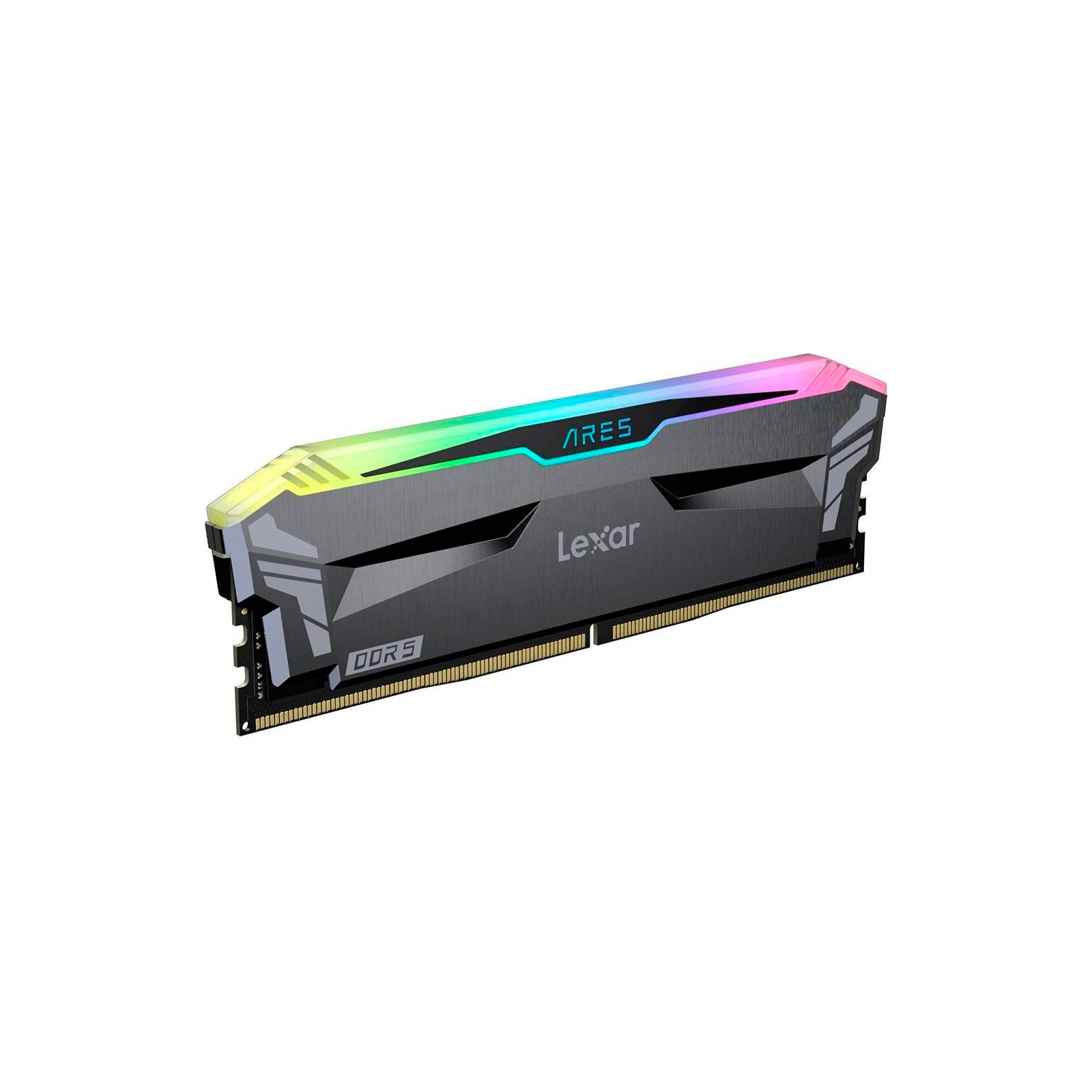 Модуль памяти для компьютера DDR5 32GB (2x16GB) 7200 MHz Ares RGB Black Lexar (LD5U16G72C34LA-RGD) изображение 2