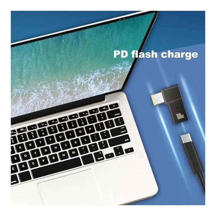 Перехідник PD 100W USB-C F to DC Male Jack square mouth Lenovo Thinkpad ST-Lab (PD100W-Lenovo) зображення 6