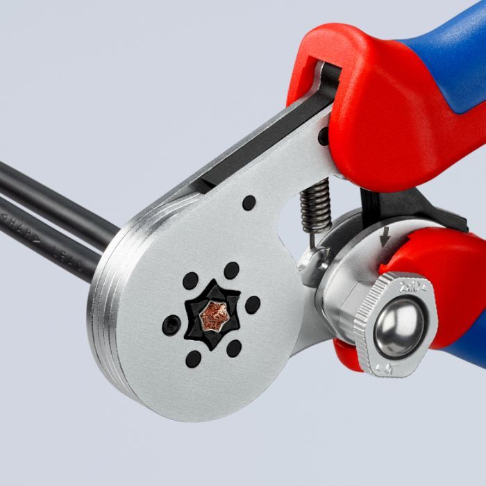 Затискач для клем KNIPEX для контактных гильз, шестигранный обжим (97 55 14) изображение 12