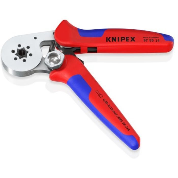 Затискач для клем KNIPEX для контактных гильз, шестигранный обжим (97 55 14) изображение 2