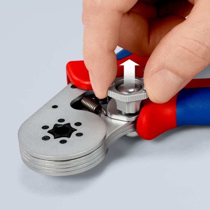 Затискач для клем KNIPEX для контактных гильз, шестигранный обжим (97 55 14) изображение 8