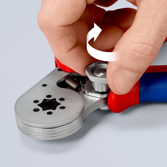 Затискач для клем KNIPEX для контактных гильз, шестигранный обжим (97 55 14) изображение 9
