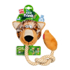 Іграшка для собак GiGwi Eco Friendz Леопард з пищалкою та мотузкою 76 см (2242) зображення 2