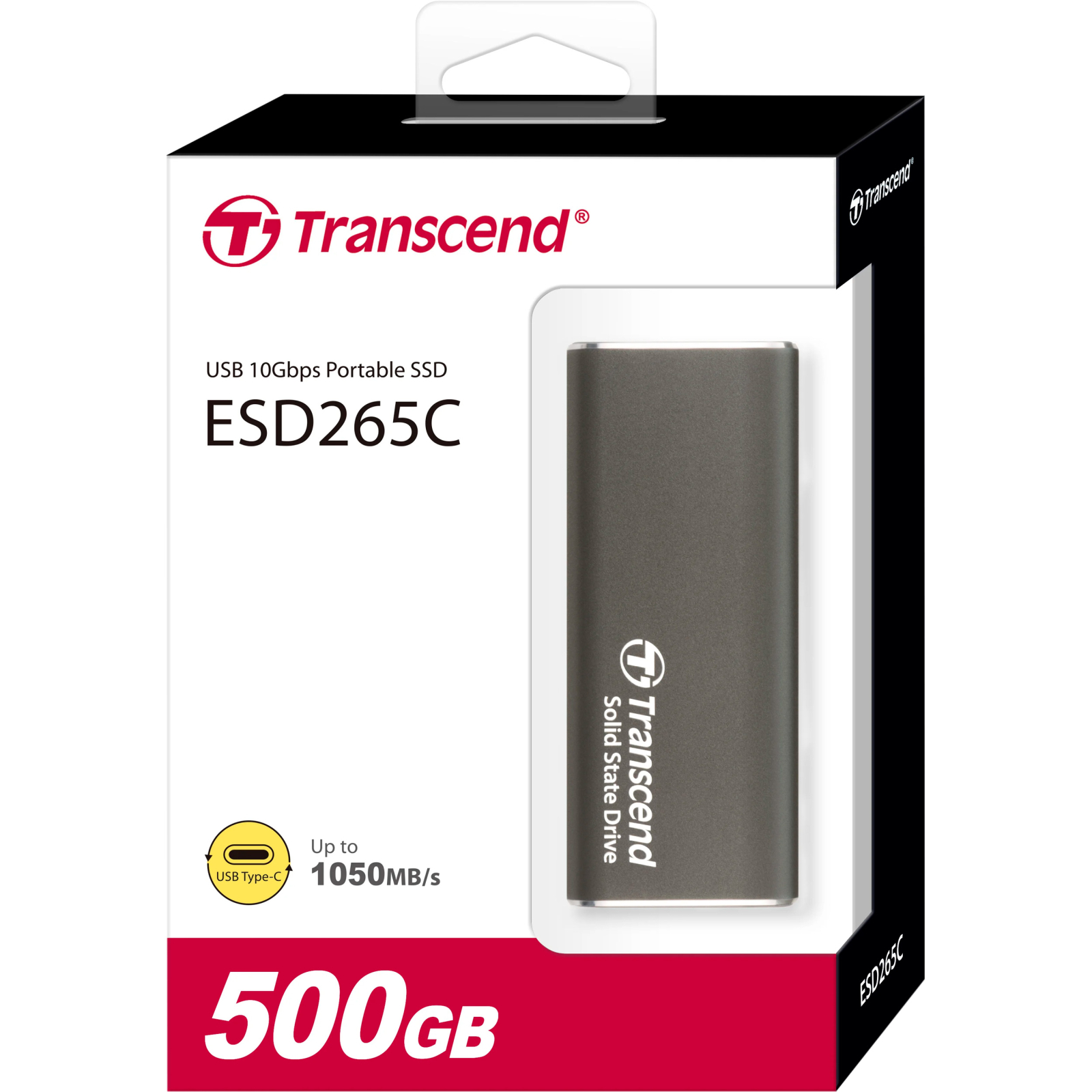 Накопитель SSD USB-C 500GB Transcend (TS500GESD265C) изображение 4