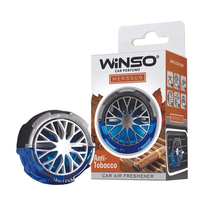 Ароматизатор для автомобіля WINSO Merssus Anti Tobacco 18мл (534380)