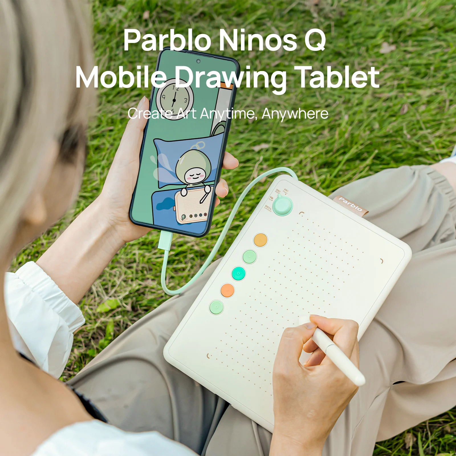 Графический планшет Parblo Ninos Q Mobile (NINOSQ) изображение 2