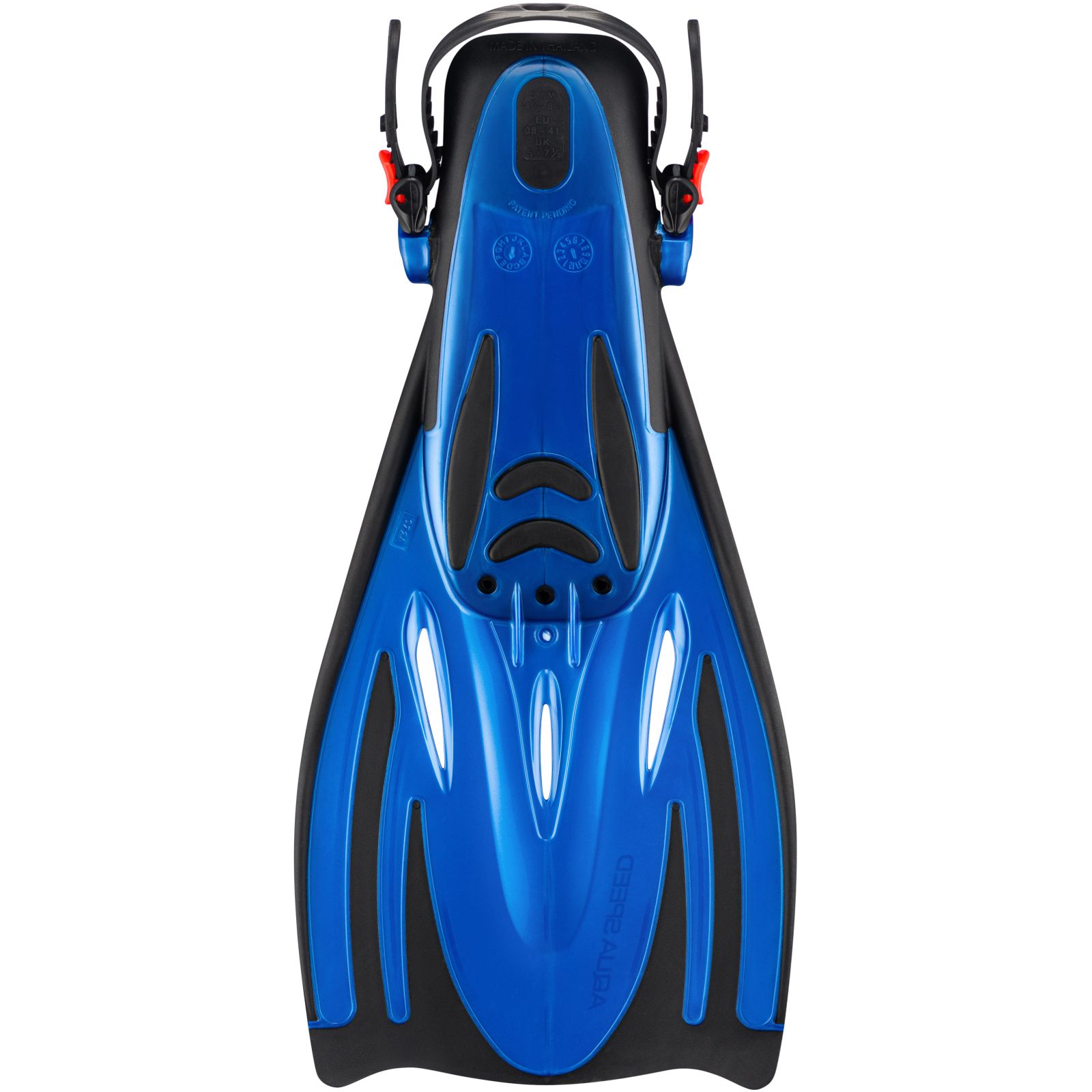 Ласти Aqua Speed Wombat Kid 528-11-1 чорний, синій 27-31 (5908217630322) зображення 4