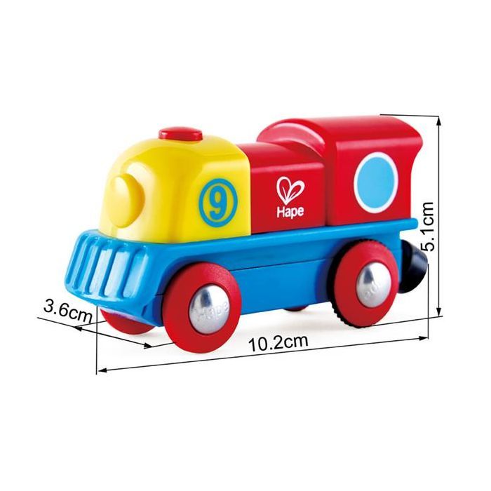 Залізниця Hape Паровозик для залізниці (E3820) зображення 5