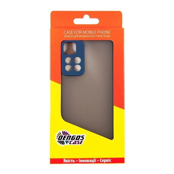 Чохол до мобільного телефона Dengos Kit for Xiaomi Redmi Note 11 Pro case + glass (Blue) (DG-KM-31) зображення 4