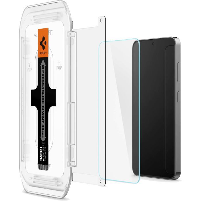 Скло захисне Spigen Samsung Galaxy S24 tR EZ Fit HD (2 Pack) (AGL07440) зображення 4