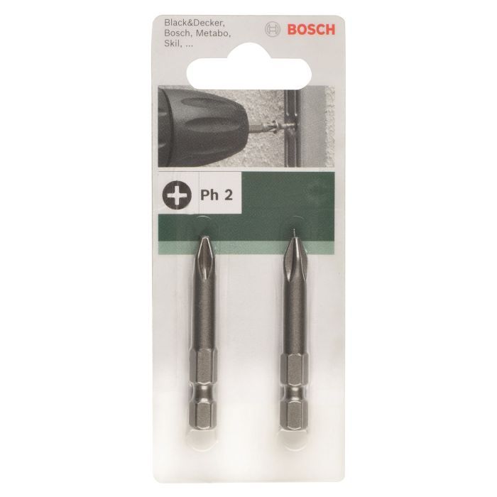 Набор бит Bosch PH2 XH, 49мм, 2шт (2.609.255.920)