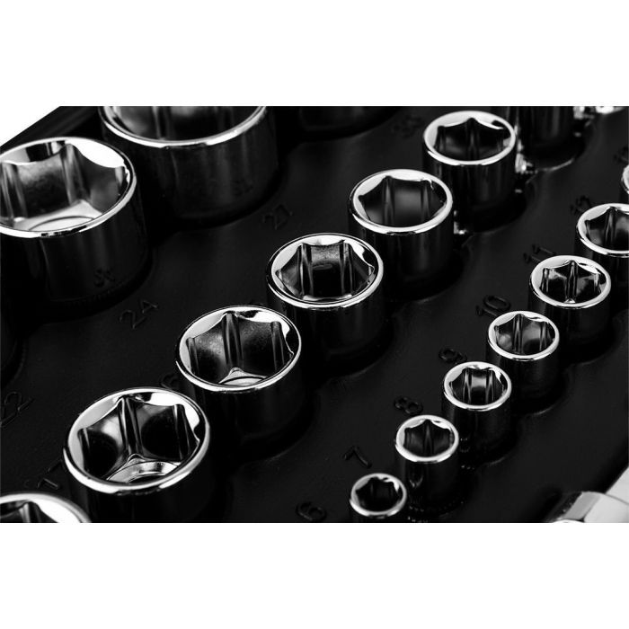 Набор инструментов Neo Tools 110шт, 1/2", 1/4", CrV, кейс (10-066) изображение 6