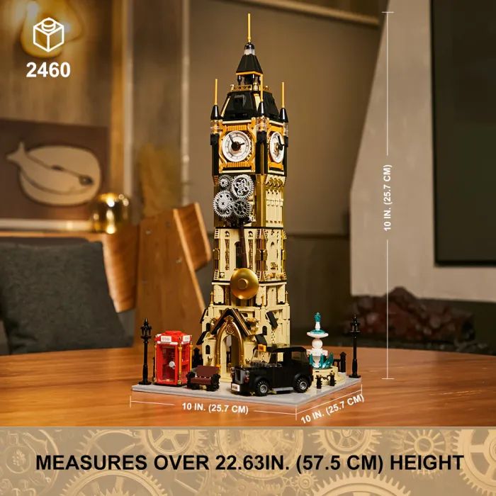 Конструктор Pantasy Original - Steampunk Парк Годинникова вежа в стилі стімпанк (85008) зображення 2