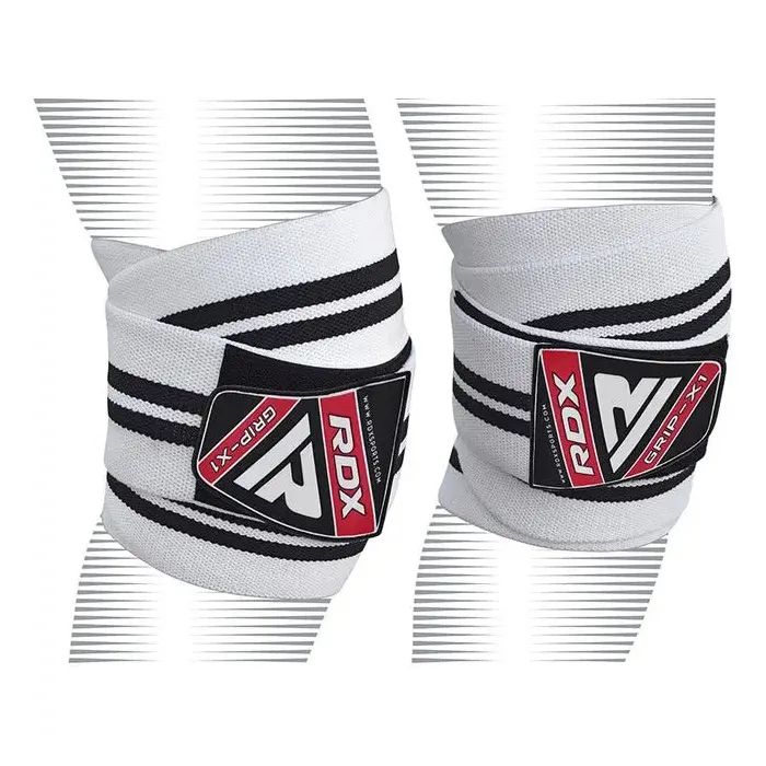Бинт для спорту RDX на коліна K1 GYM Knee Wraps Grey (WAH-K1G) зображення 5