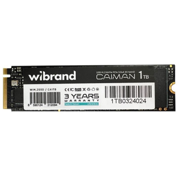 Накопитель SSD M.2 2280 1TB Caiman Wibrand (WIM.2SSD/CA1TB) изображение 2