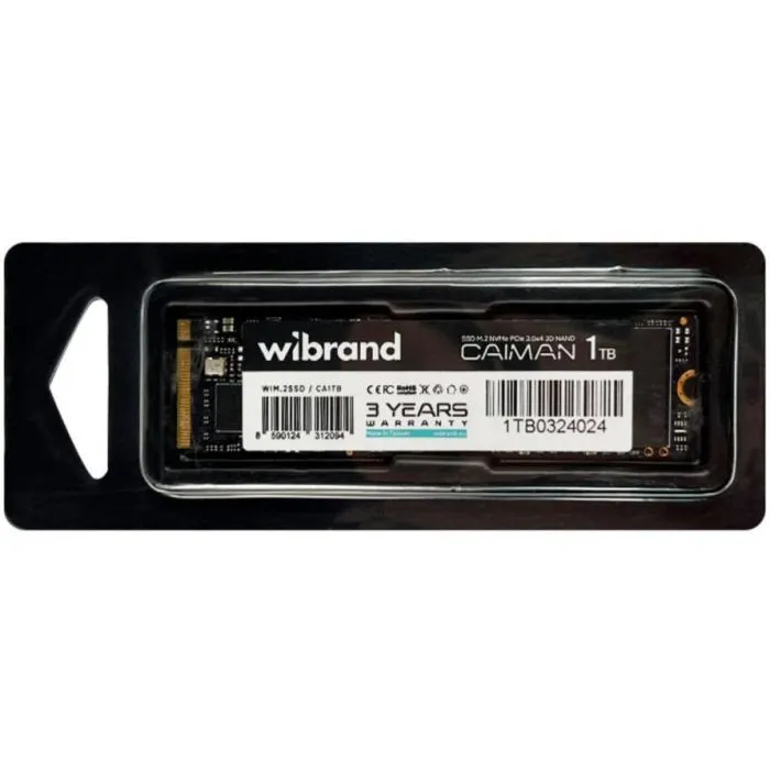 Накопитель SSD M.2 2280 1TB Caiman Wibrand (WIM.2SSD/CA1TB) изображение 3