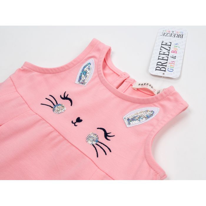 Плаття дитяче Breeze із зайчиком (18775-98G-pink) зображення 3