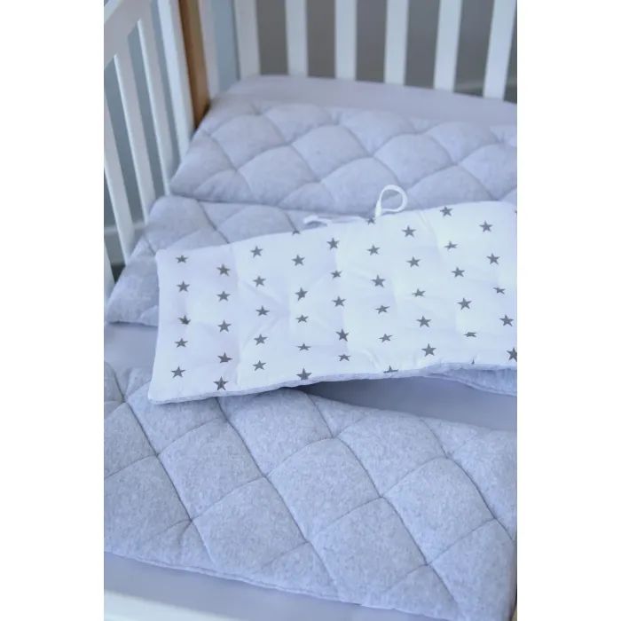Дитячий постільний набір Верес "Velour Grey stars" (5 од ) (218.14) зображення 2