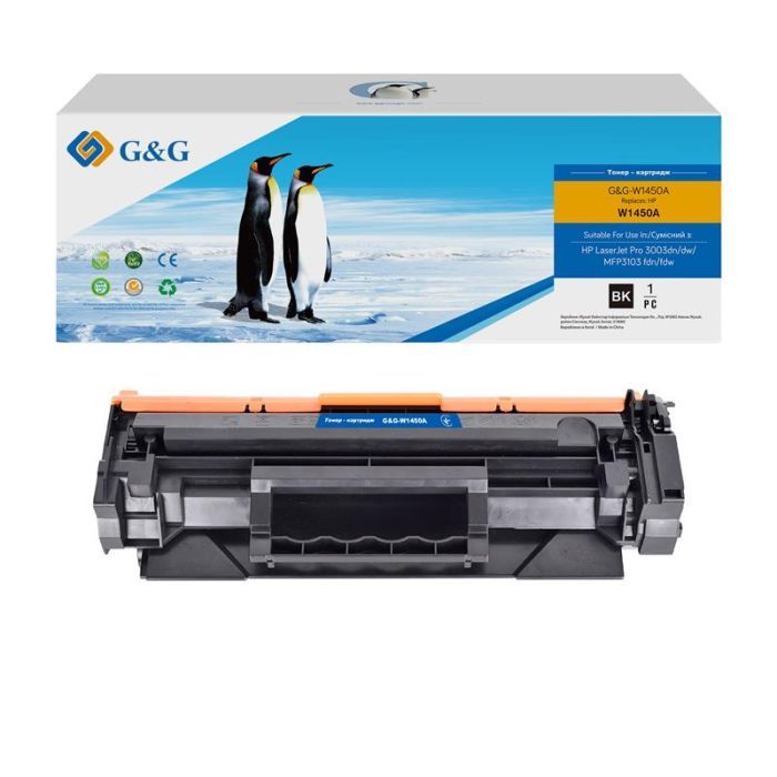 Картридж G&G HP 145X LJ Pro 3003/3103 Black (3800 ст) (G&G-W1450X) изображение 2