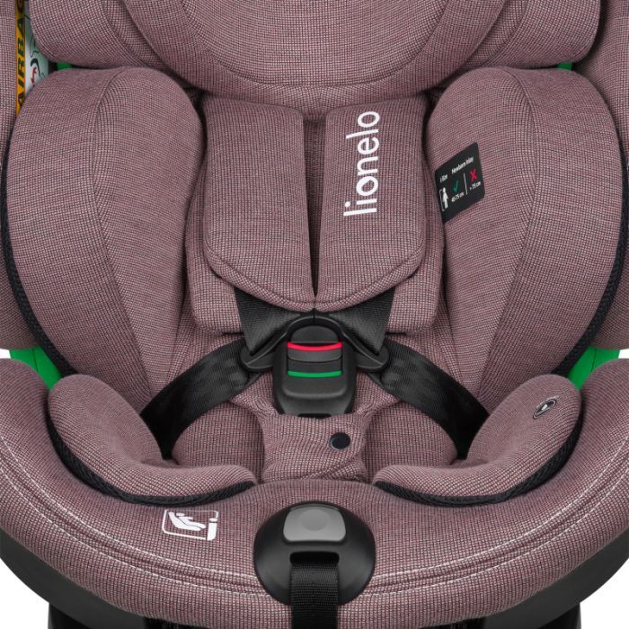 Автокресло Lionelo Harmony I-Size Pink Mauve Bamboo (LO-HARMONY I-SIZE PINK MAUVE BAMBOO) изображение 8