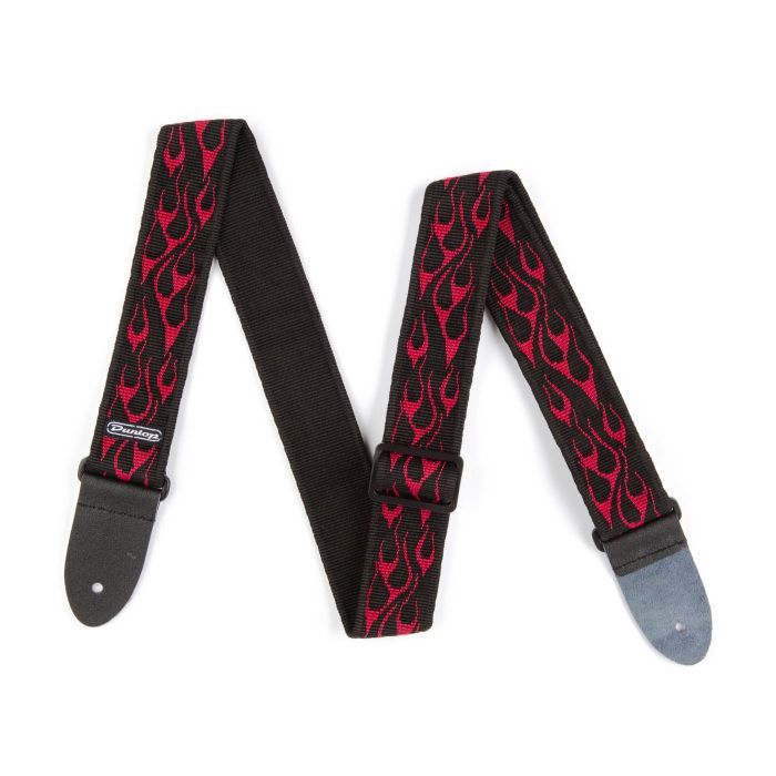 Ремень для гитары Jim Dunlop Classic Strap Flambe Red (D38-11RD) изображение 2