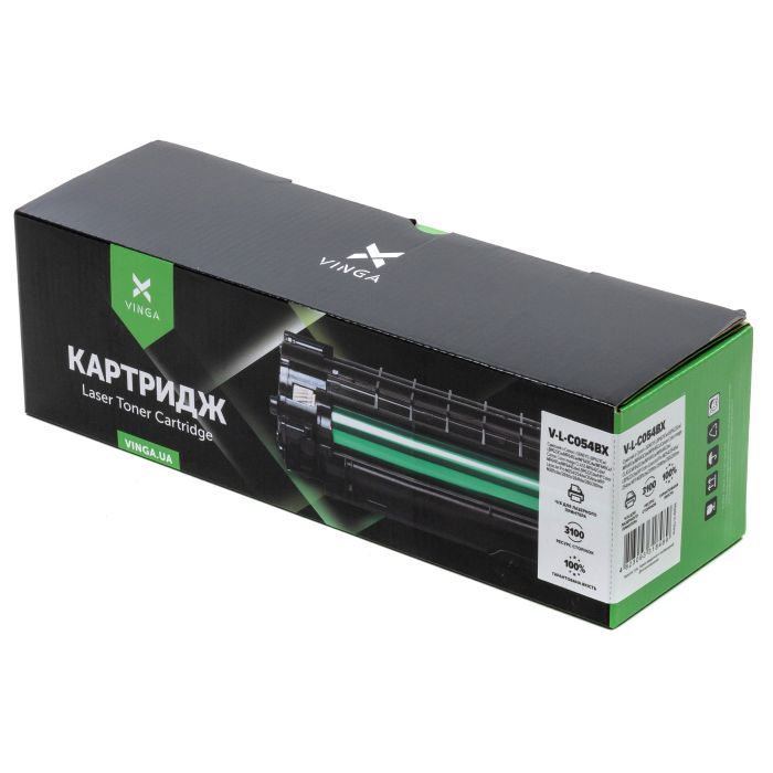 Картридж Vinga CANON 054H Black /CF500X Universal/3.1K (V-L-C054BX) изображение 2
