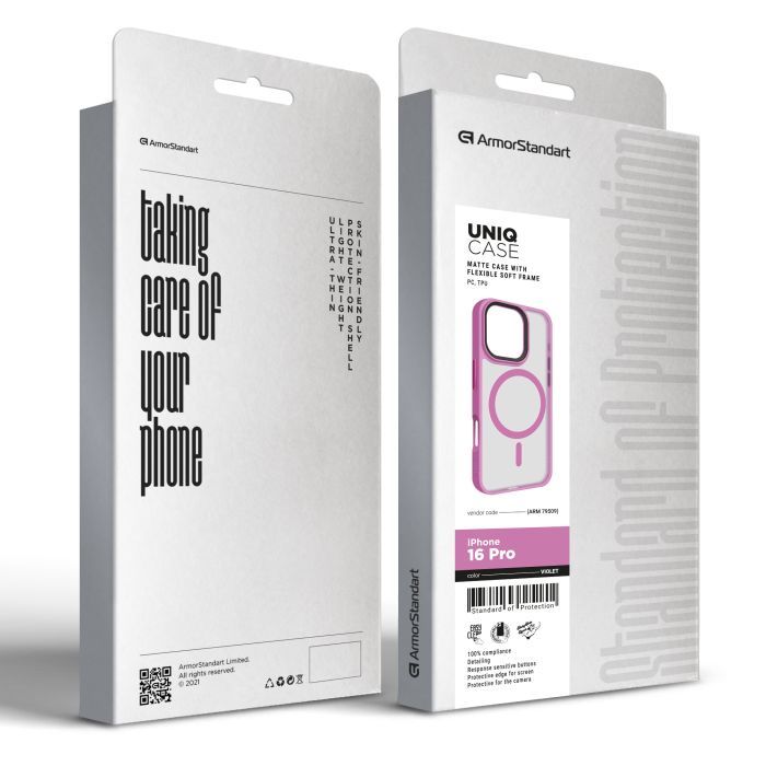 Чехол для мобильного телефона Armorstandart Uniq MagSafe Apple iPhone 16 Pro Violet (ARM79509) изображение 2