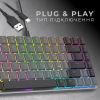 Клавиатура GamePro MK141R Red Swich Low Profile RGB USB Dark Gray (MK141R) изображение 4