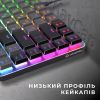 Клавиатура GamePro MK141R Red Swich Low Profile RGB USB Dark Gray (MK141R) изображение 5