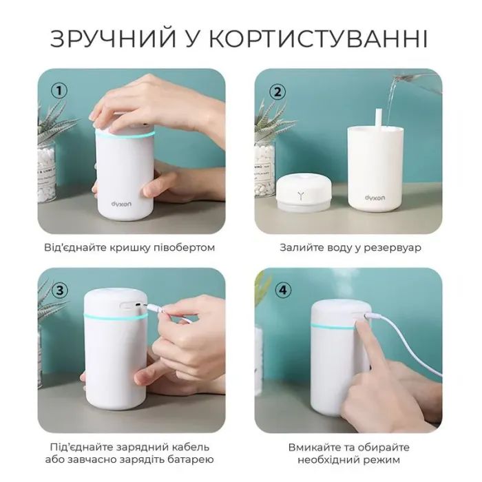 Увлажнитель воздуха DYXON MEGAHUMI 420 White (DXNZVMGHMI420W) изображение 6