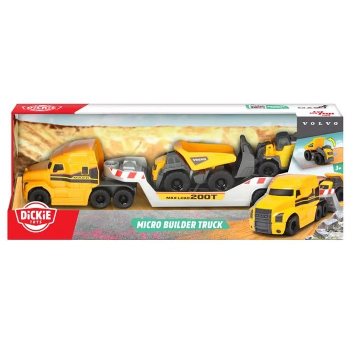 Спецтехніка Dickie Toys Вантажівка Мак з технікою Вольво (3725005) зображення 11