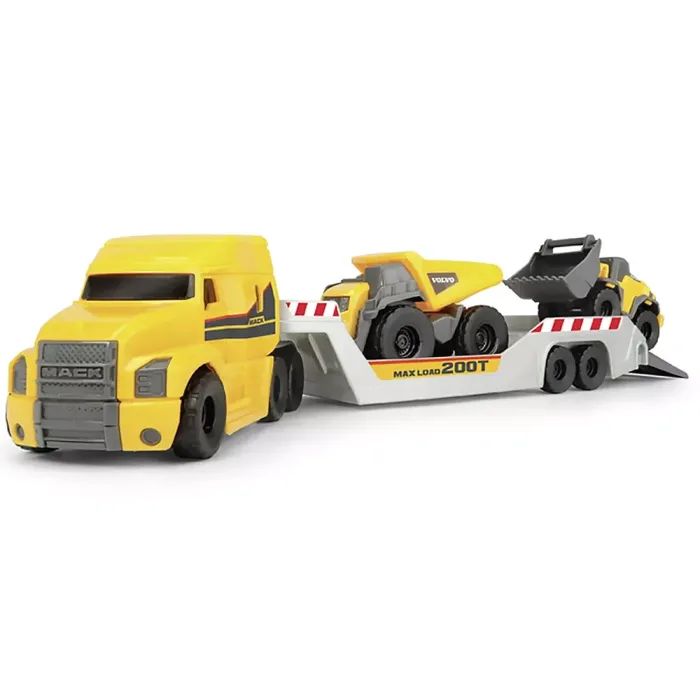 Спецтехніка Dickie Toys Вантажівка Мак з технікою Вольво (3725005) зображення 2