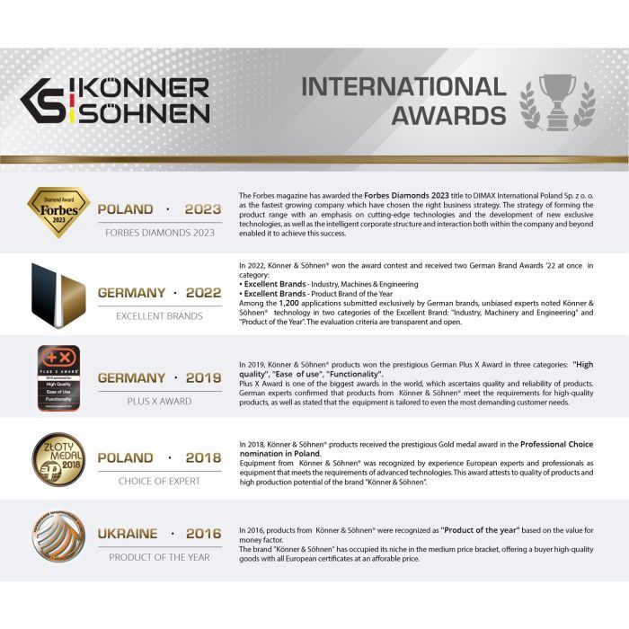 Генератор Konner&Sohnen KS 10000E-3, 400В, 7.5кВт, 3 фазы, электростартер, 88кг (KS10000E-3) изображение 8