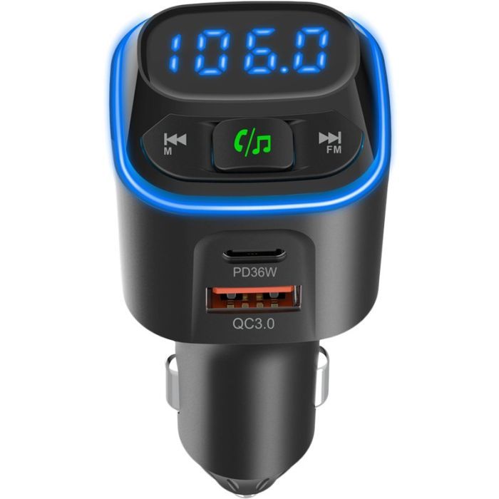 FM модулятор Gelius Tune GP-FMT051 (PD/QC) 36 Watt Black (GP-FMT051) зображення 4